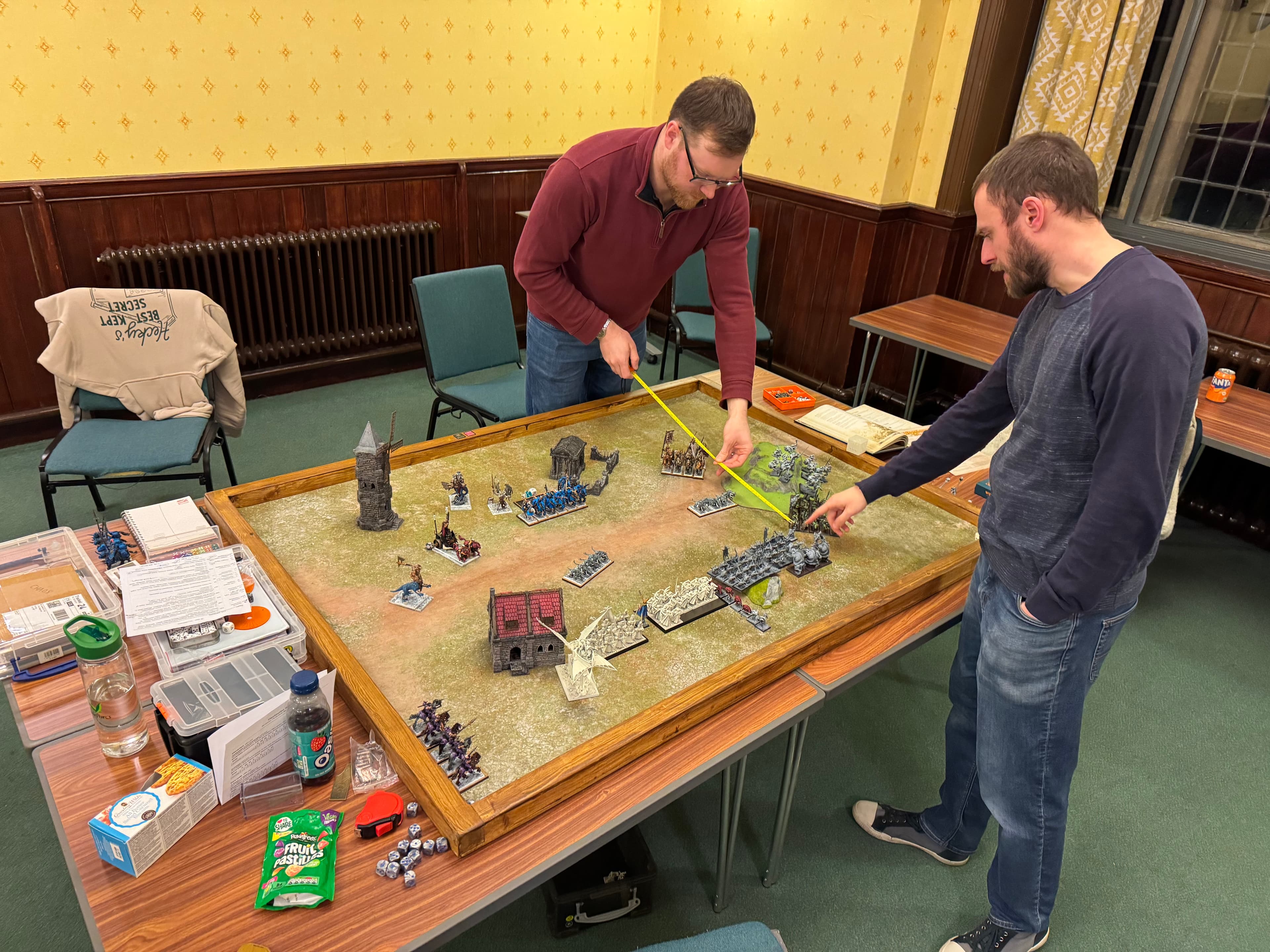 Wargaming session at Lune Valley Tabletop Alliance